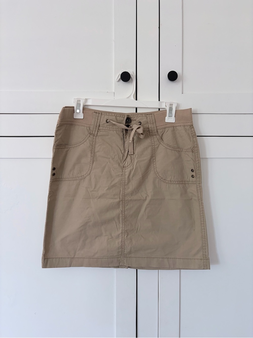 Faded Glory Khaki Mini Skirt Size 4 Y2K